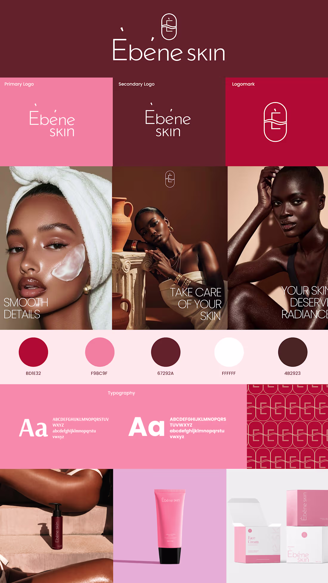 Cover image for Visual identity for a skincare