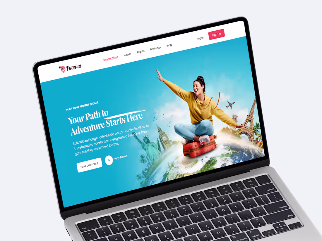 Cover image for Adventure Travel Website Template