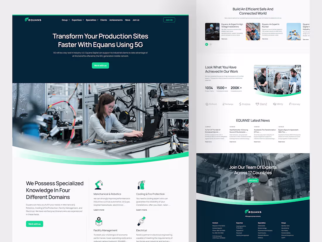 Cover image for Energy Website Design