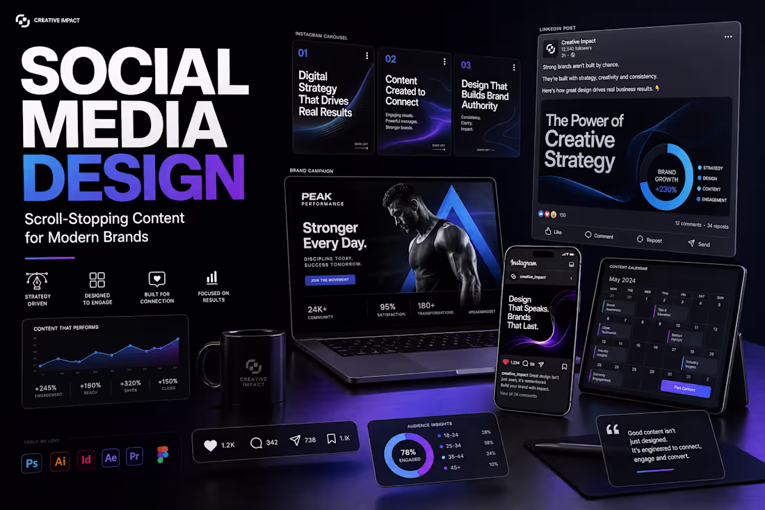 Cover image for Social Media Design for Brands & Businesses