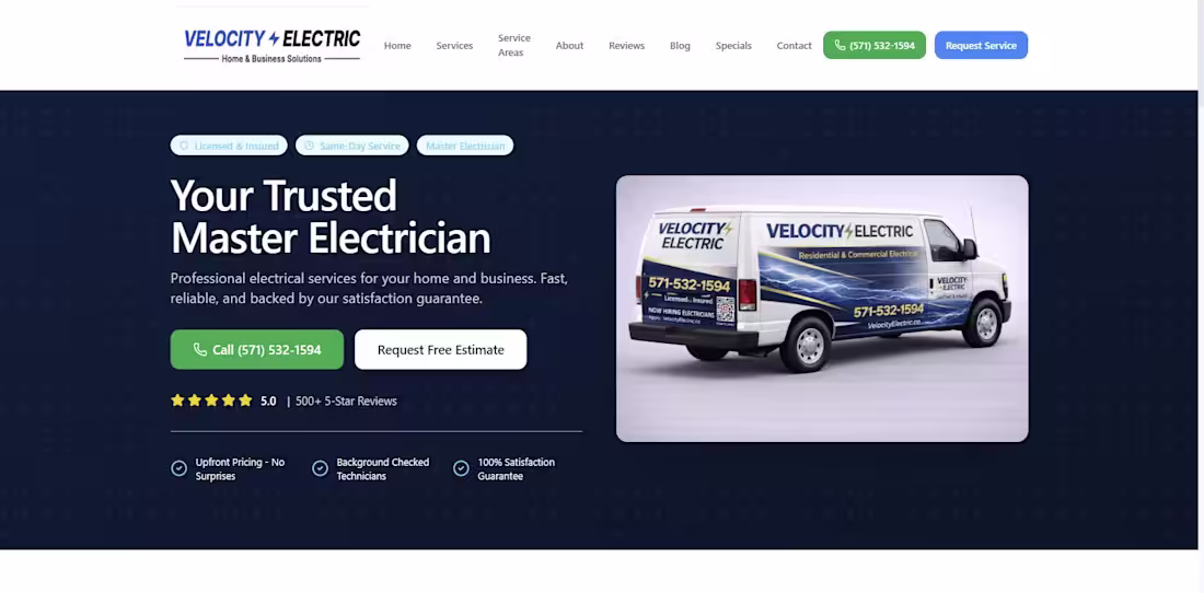 Cover image for Velocity Electric : AI Voice Agent + CRM Integration