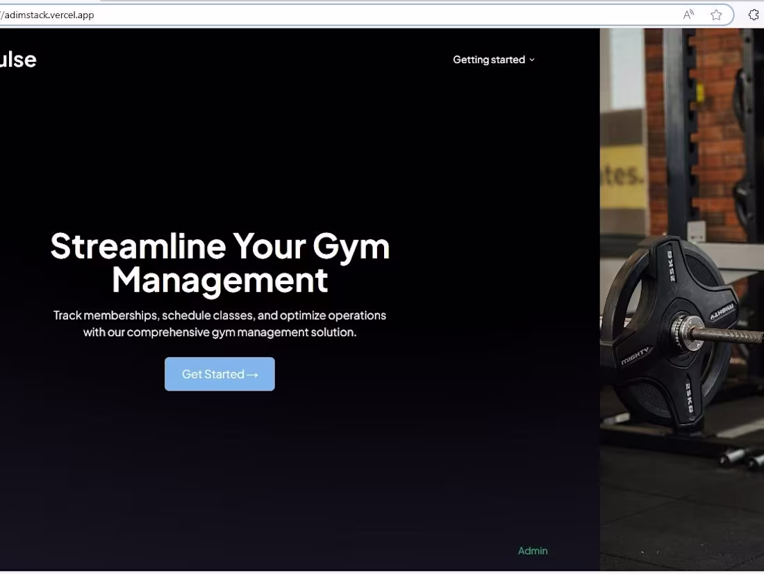 Cover image for Full-Stack Application for Gym Management