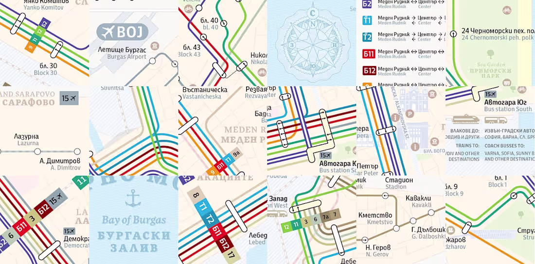 Cover image for Burgas Public Transportation Map/Diagram Redesign