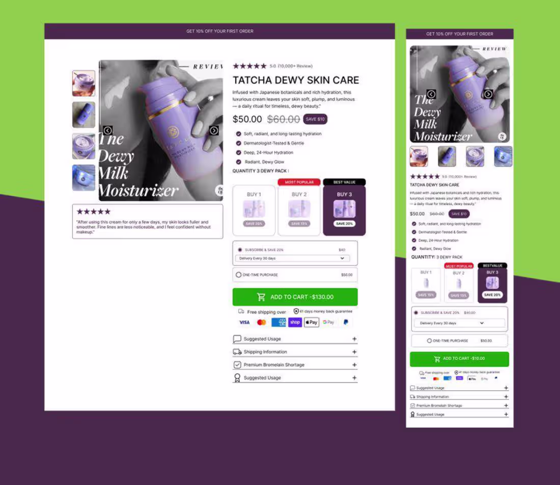 Cover image for Designed a high-converting Shopify product