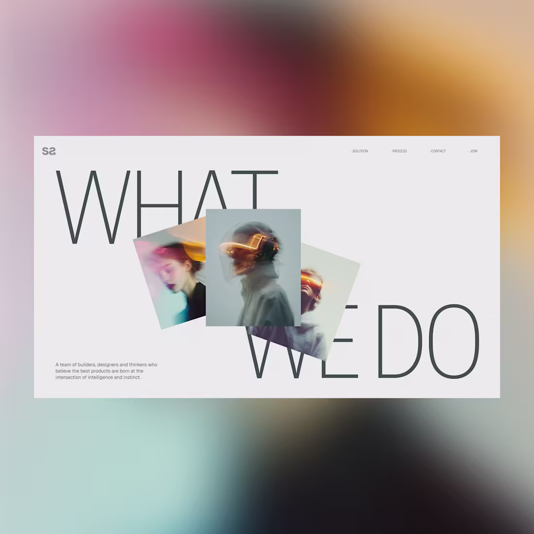 Cover image for A striking and experimental hero