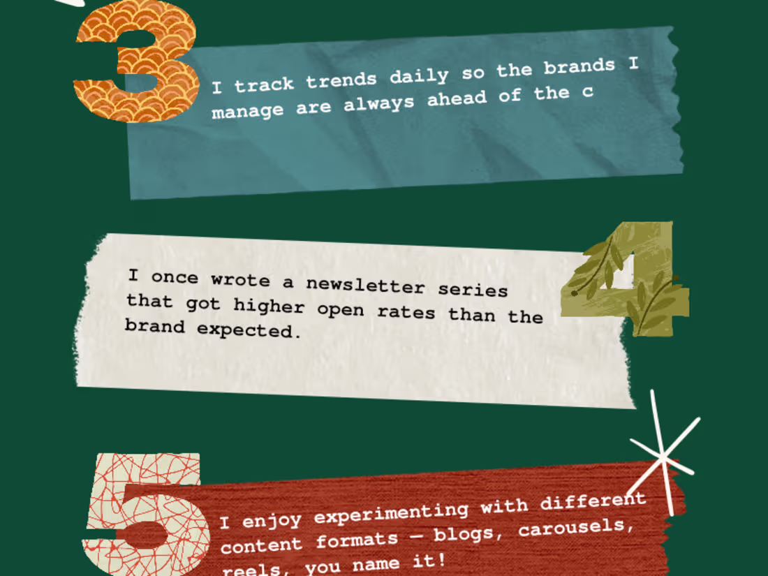 Cover image for I enjoy experimenting with different content formats blogs, ...