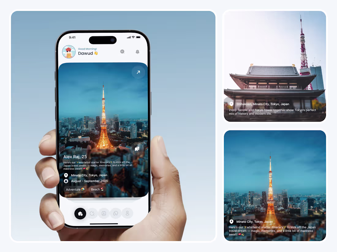 Cover image for Smart Travel – UI/UX for Modern Explorers🚀
