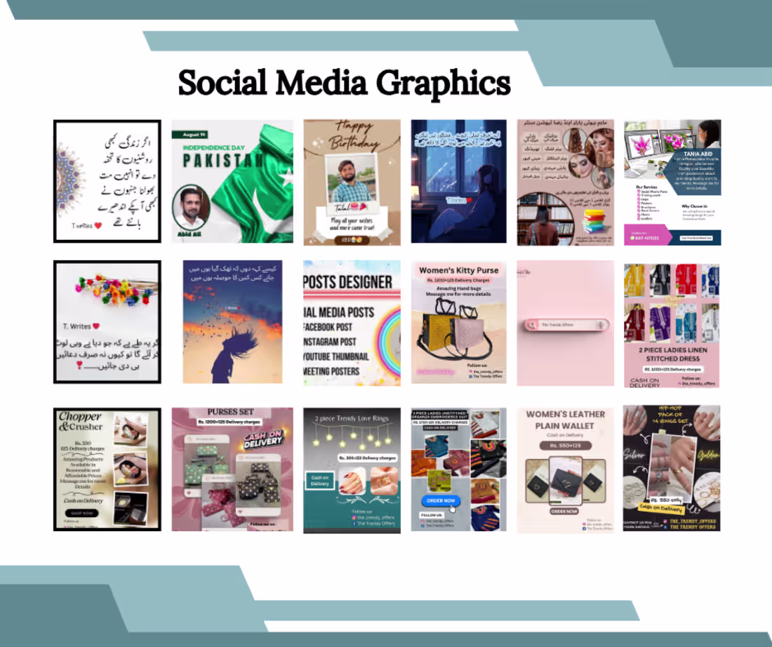 Cover image for Social media posts, brand designs,