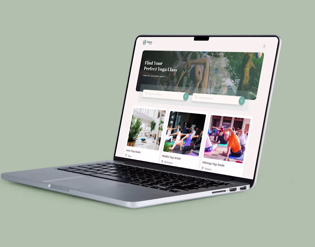 Cover image for Yoga Studio Finder Design & Development
