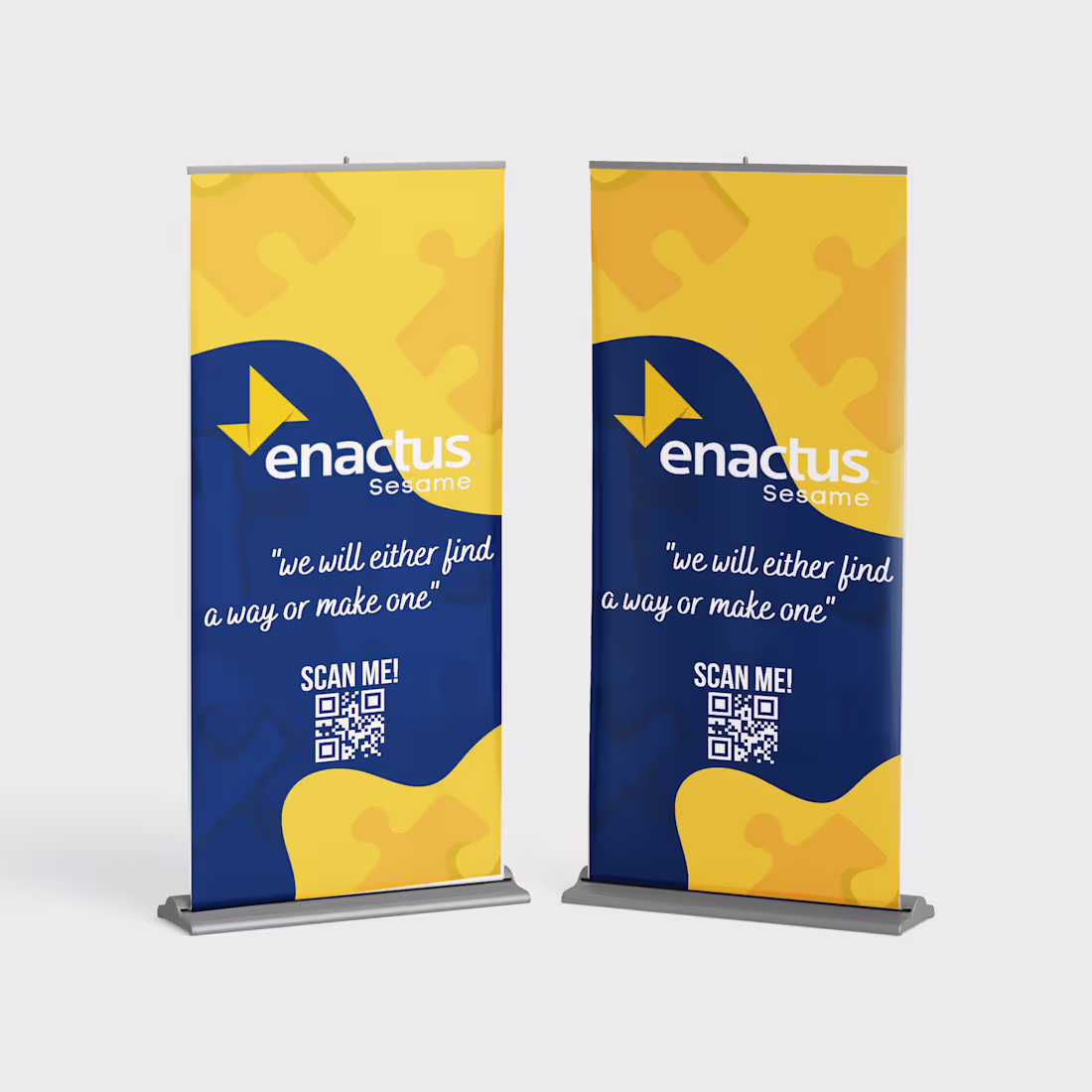 Cover image for Roll-up Banner Design | Enactus Sesame