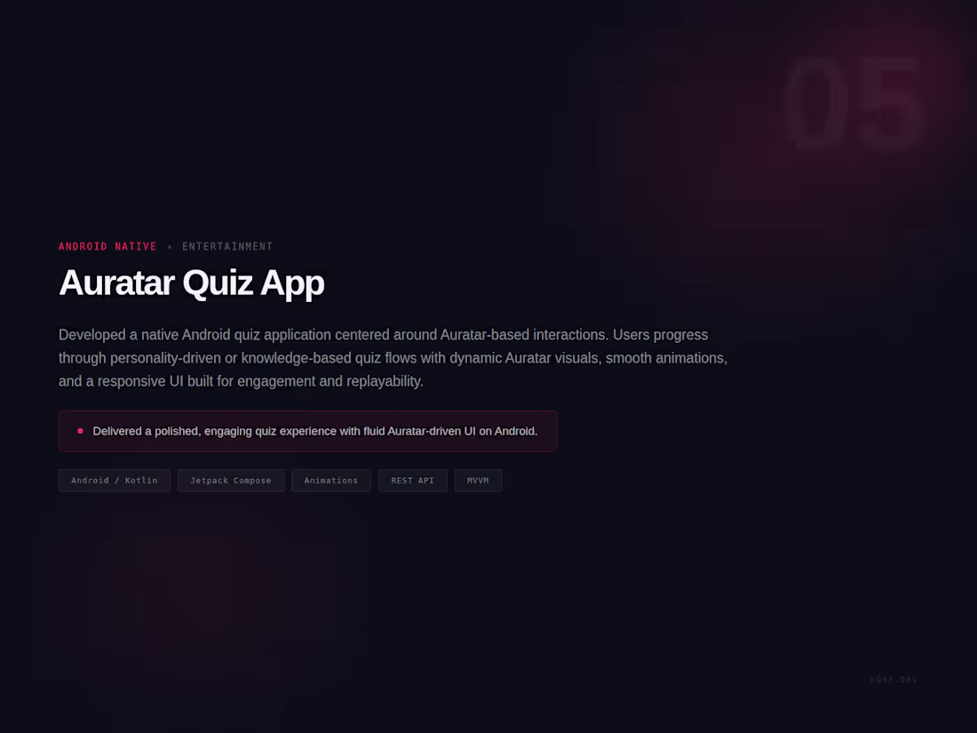 Cover image for Built a native Android quiz