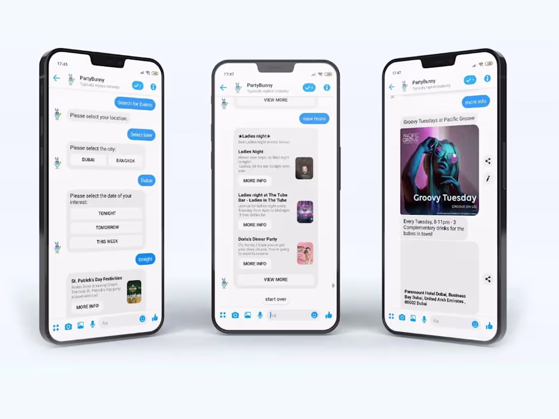 Cover image for PartyBunny Event Discovery Platform with Chatbot Integration 