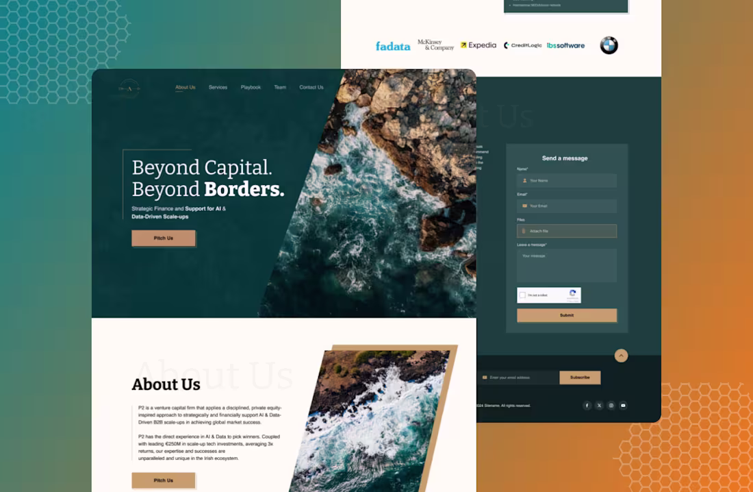 Cover image for VC Firm Website Redesign