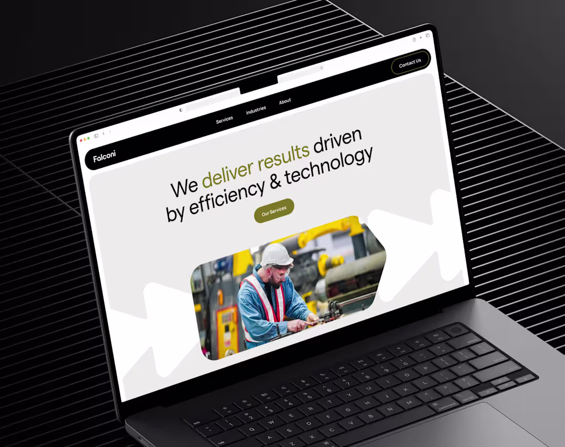 Cover image for Enterprise Consulting Website Redesign | +25% CR