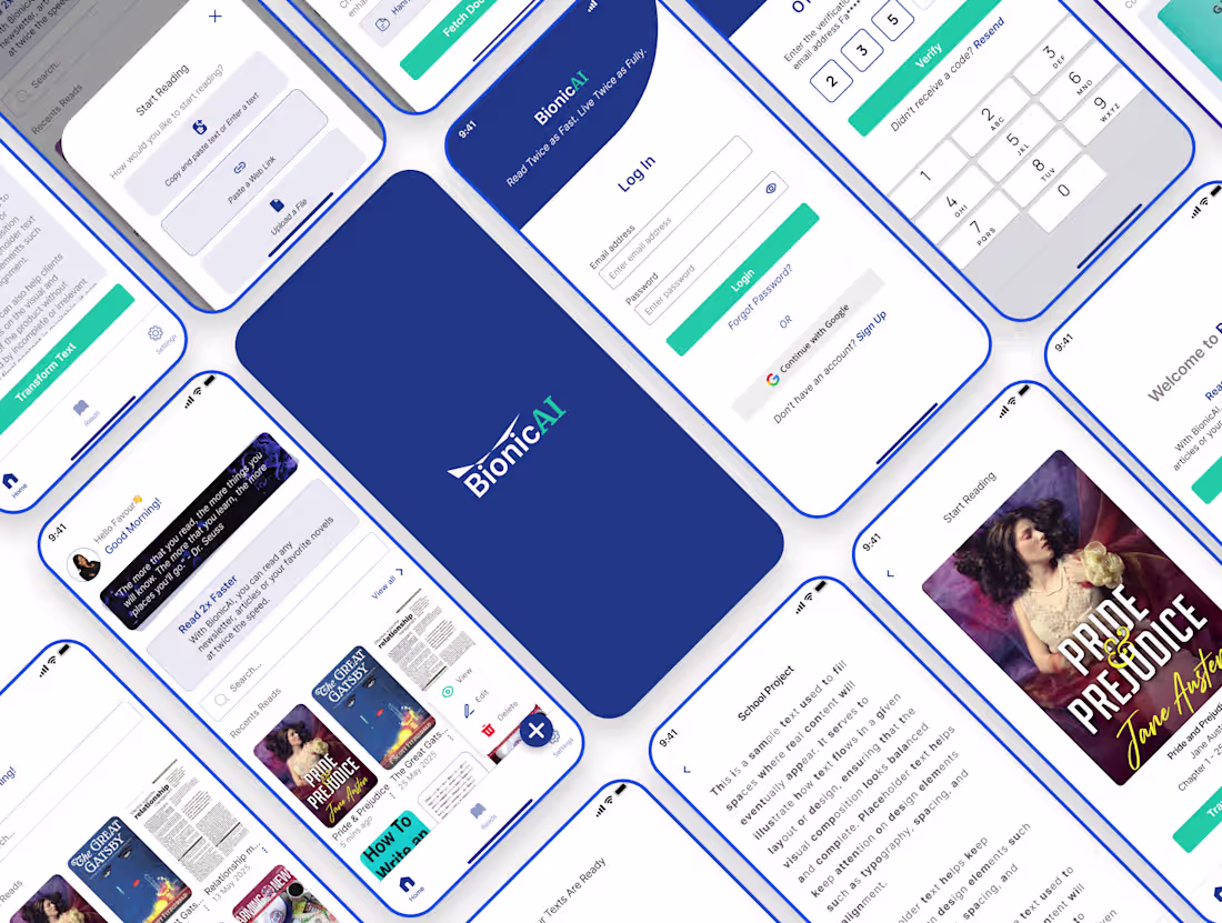 Cover image for AI Bionic Reading Mobile Application