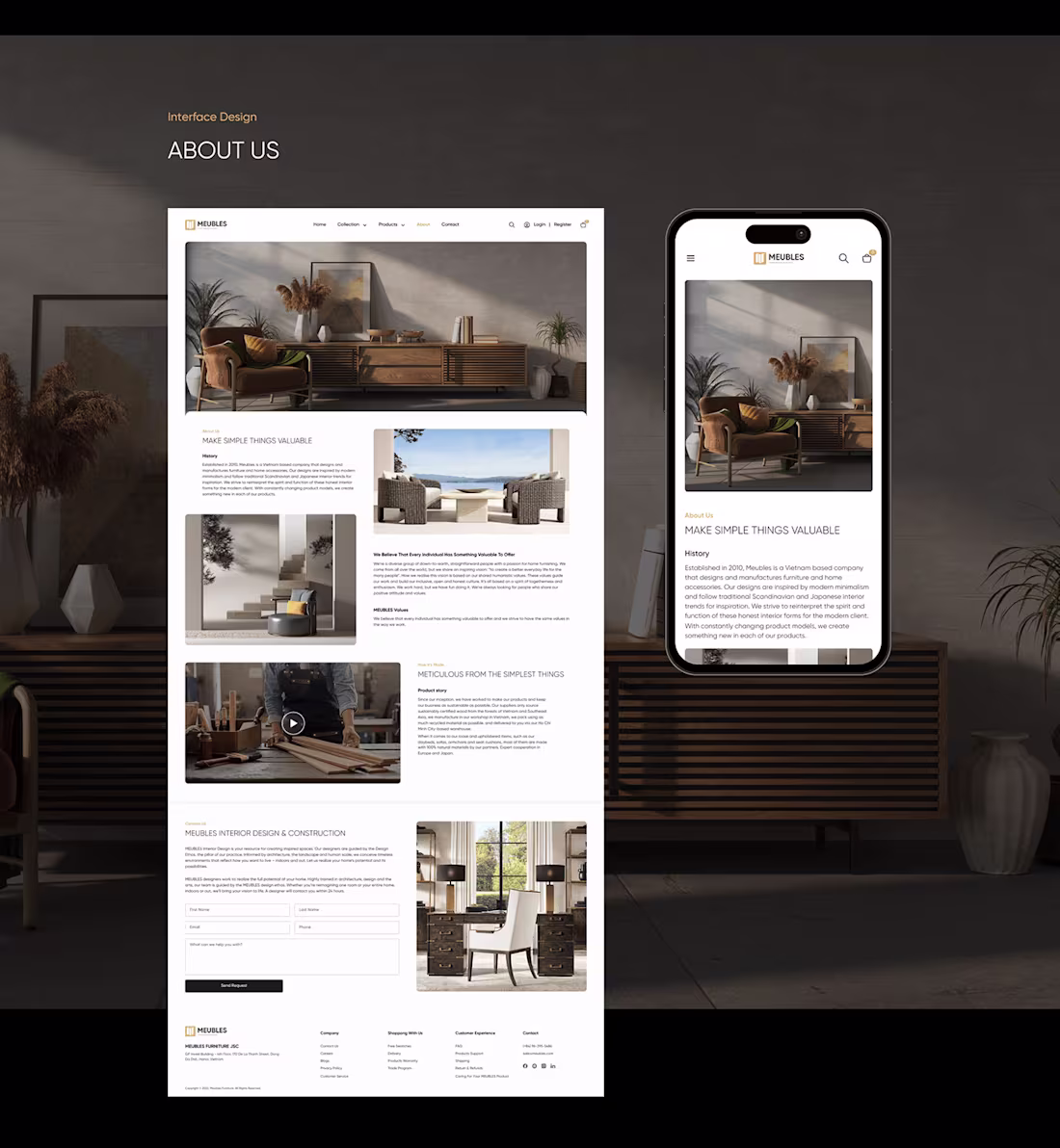 Cover image for MEUBLES | WEBSITE