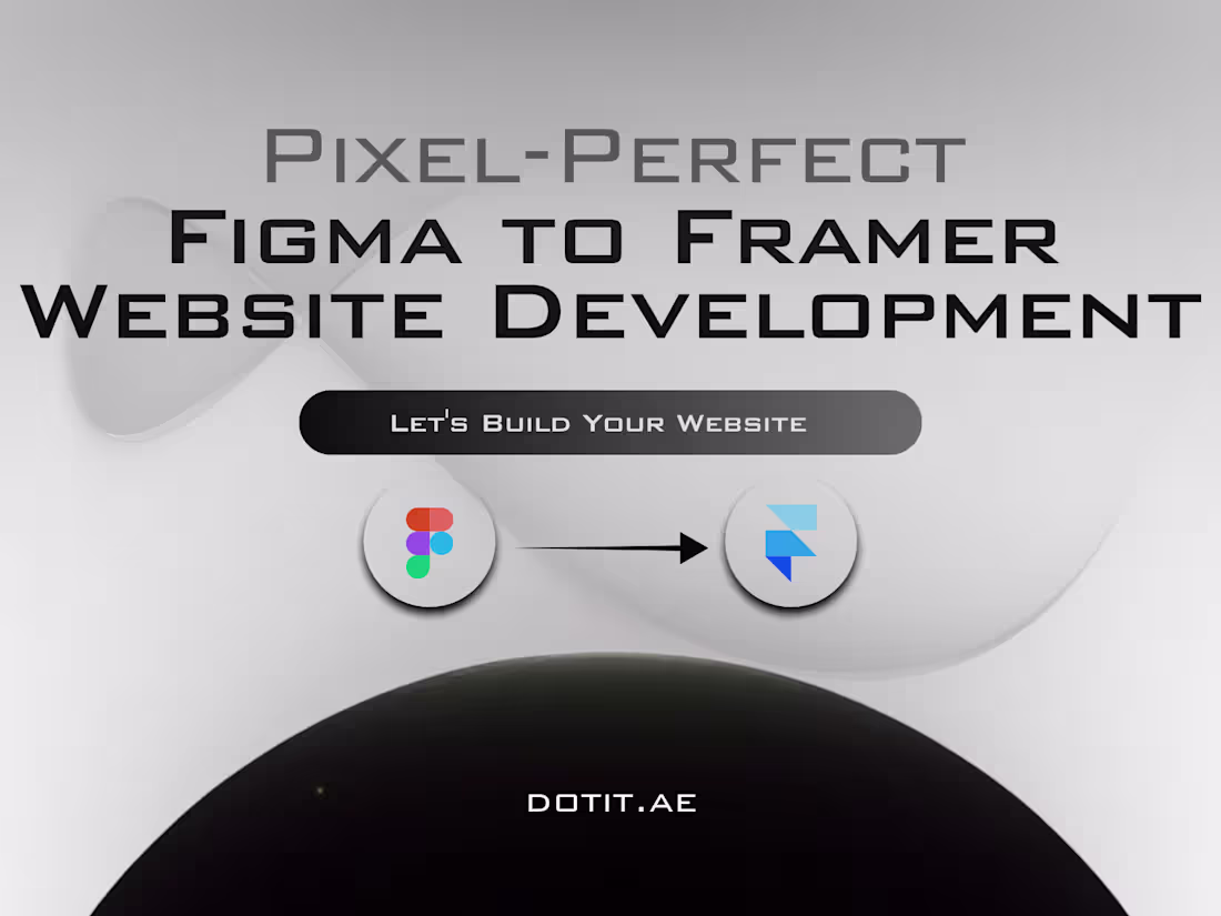 Cover image for Pixel-Perfect Figma to Framer Website Development