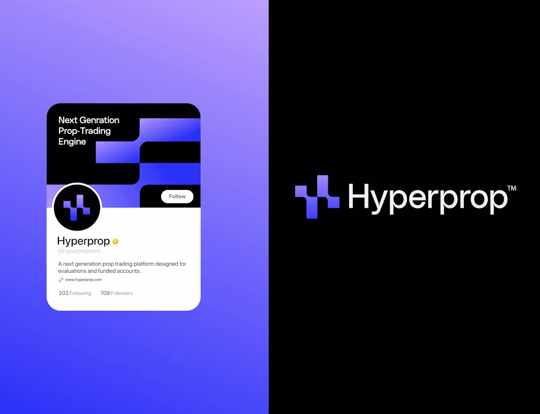 Cover image for Branding for Hyperprop. Powering the