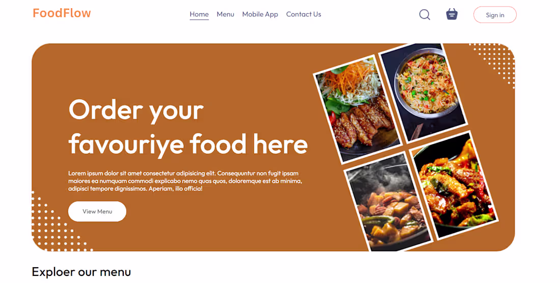 Cover image for Food Delivery Application