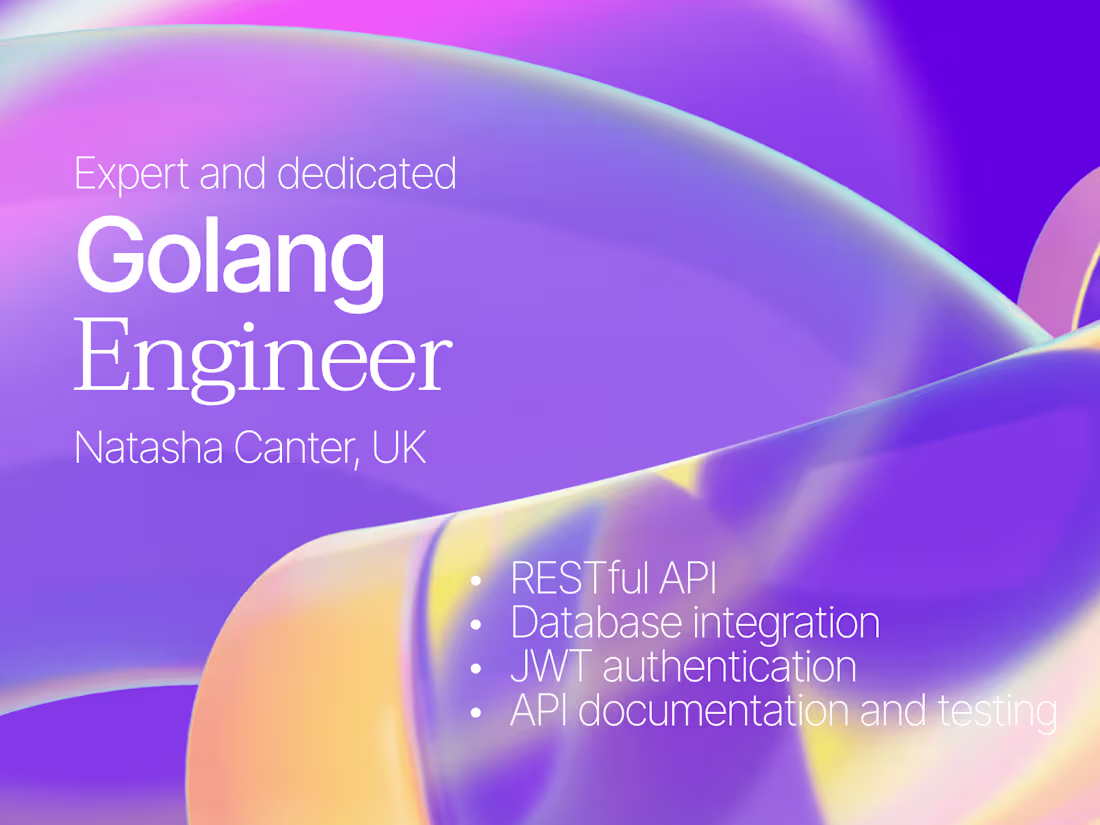 Cover image for Golang API development and database integration