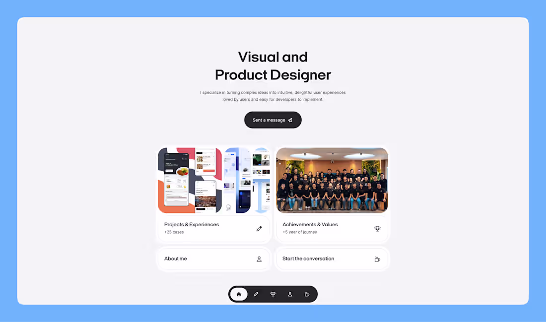 Cover image for My Portfolio website designs ~ Portfolio link (https://taivn...