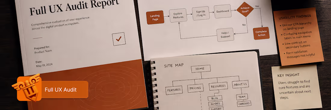 Cover image for Full UX Audit