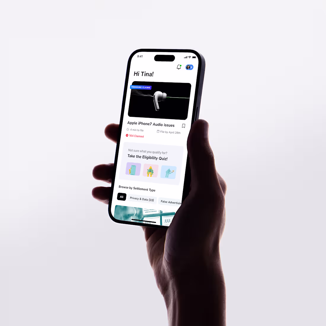 Cover image for Mobile app for legal tech start-up