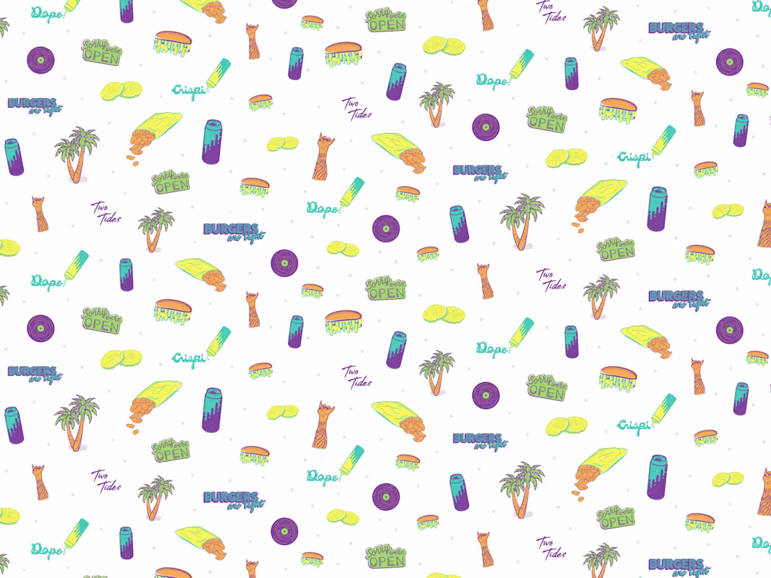 Cover image for Two Tides Crispi Brand Pattern Design Project
