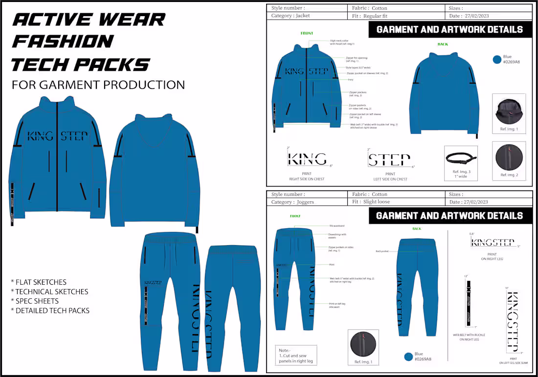 Cover image for ACTIVE WEAR DESIGNS WITH TECH PACK