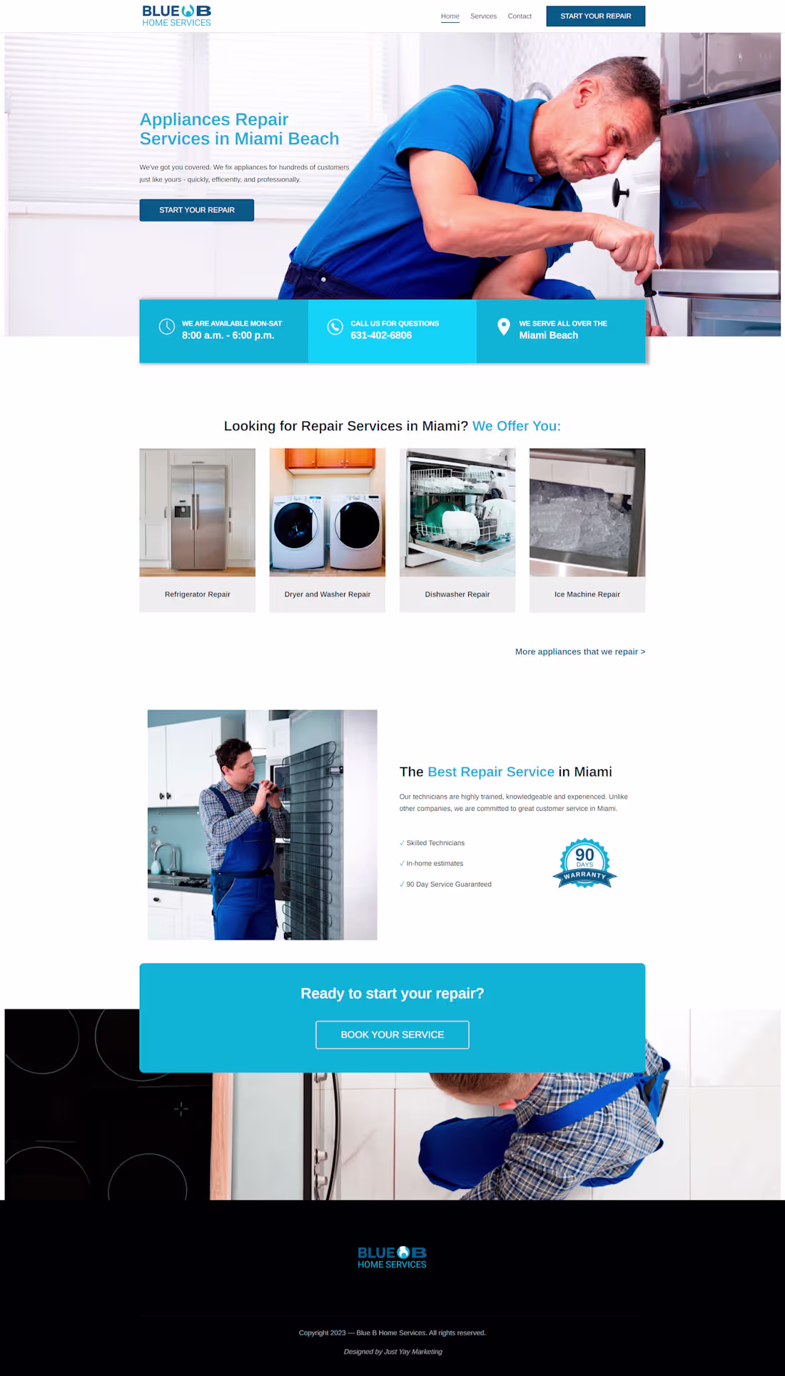 Cover image for Repair Service Website Design and Creation | Wordpress