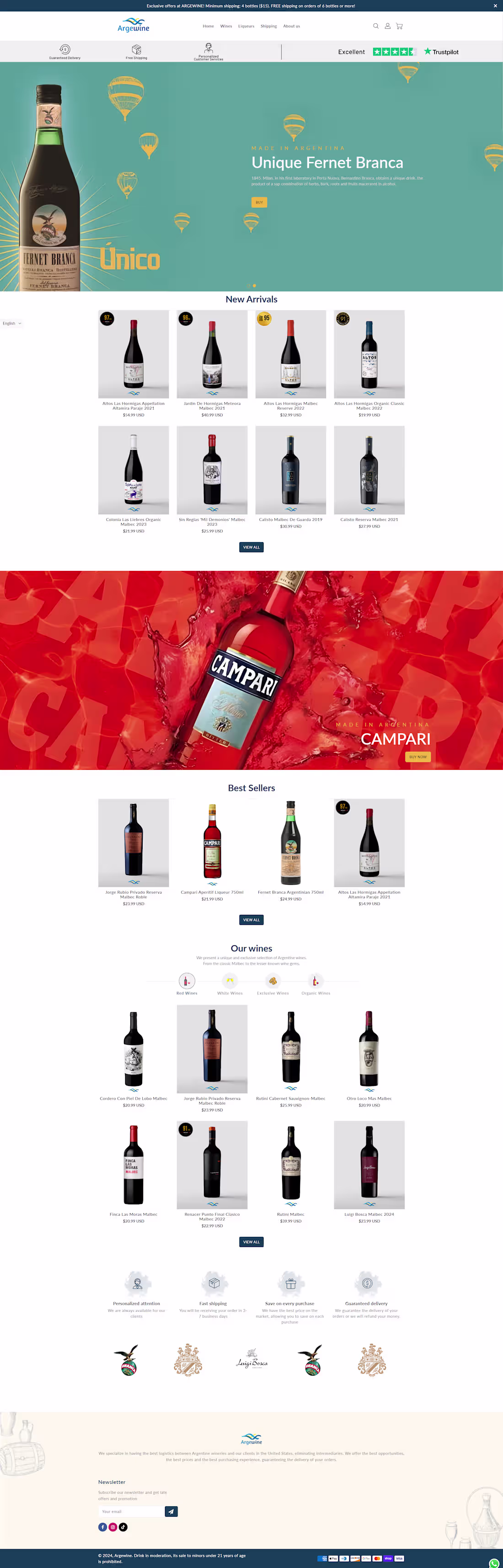 Cover image for Shopify Website Design for E commerce Food & Beverages