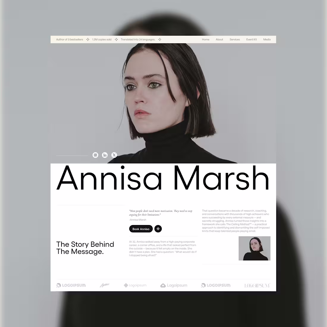 Cover image for worked on framer website template