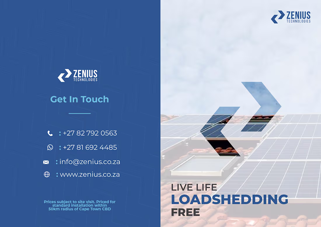 Cover image for Brochure Design for Zenius Technologies