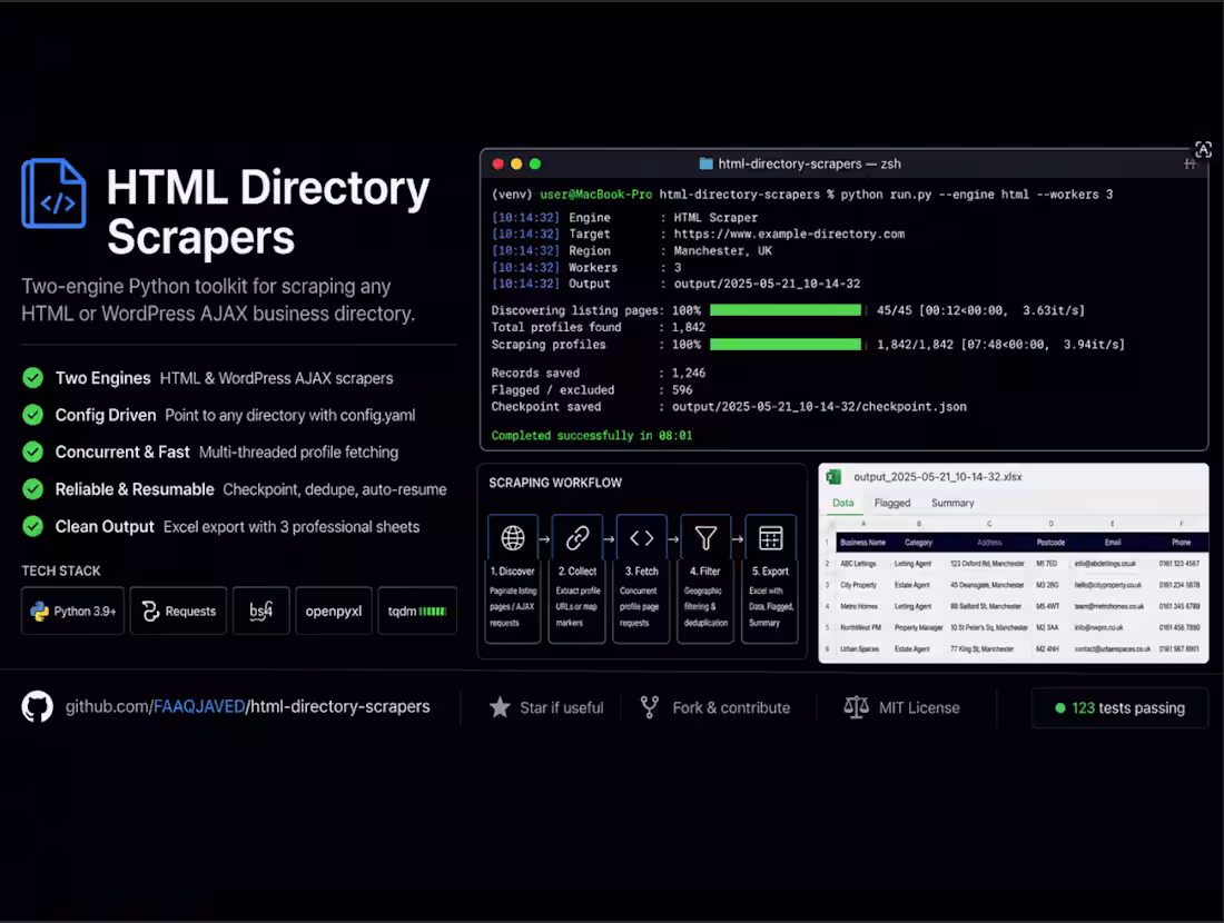 Cover image for Dual-engine toolkit for scraping any