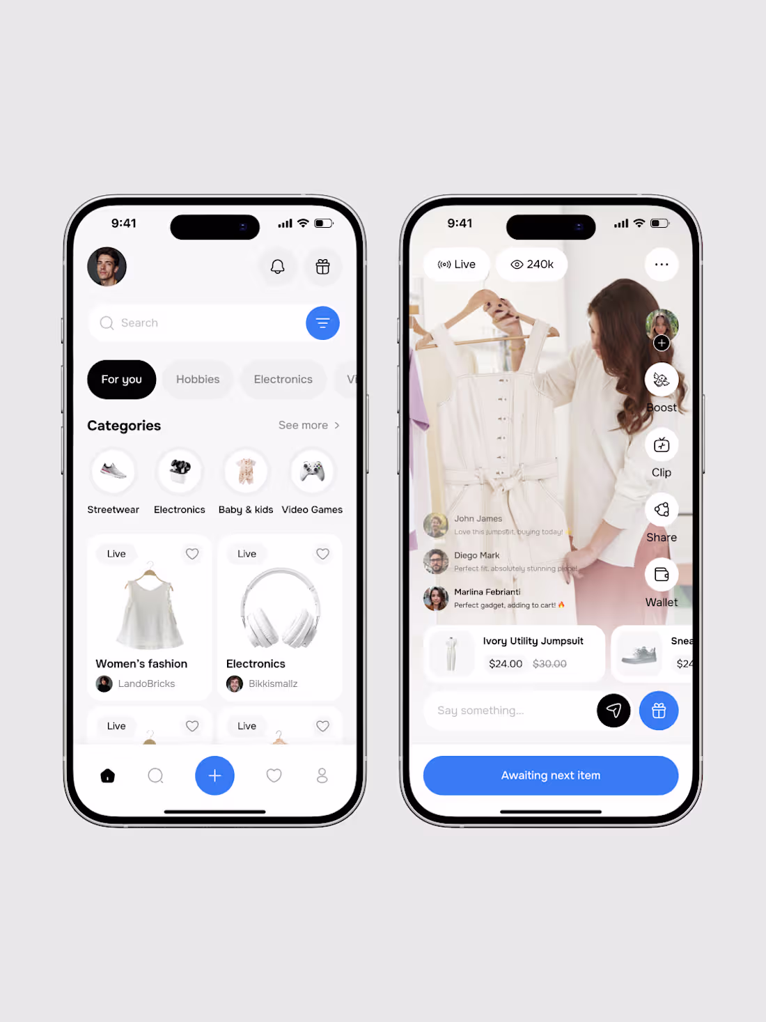 Cover image for Live Shopping App