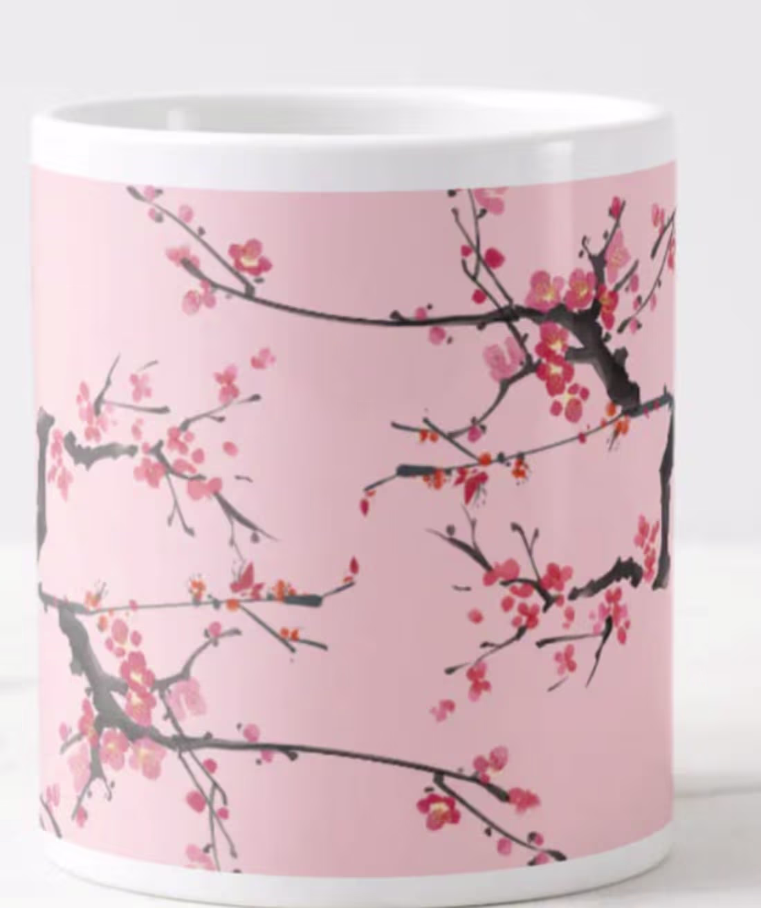 Cover image for "Elegant 'Cherry Blossom' mug design,