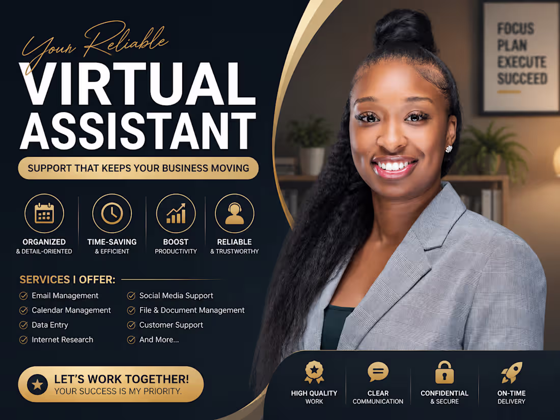 Cover image for I will be your personal executive administrative gohighlevel VA