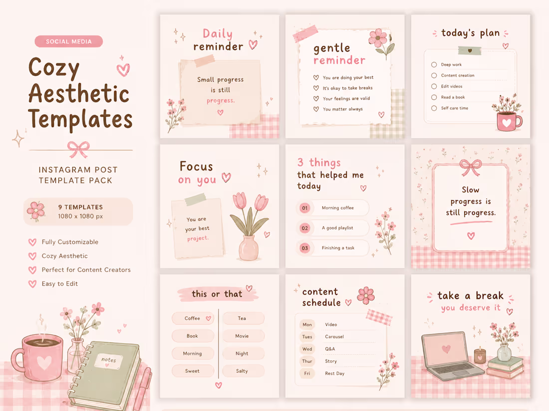 Cover image for This social media template pack