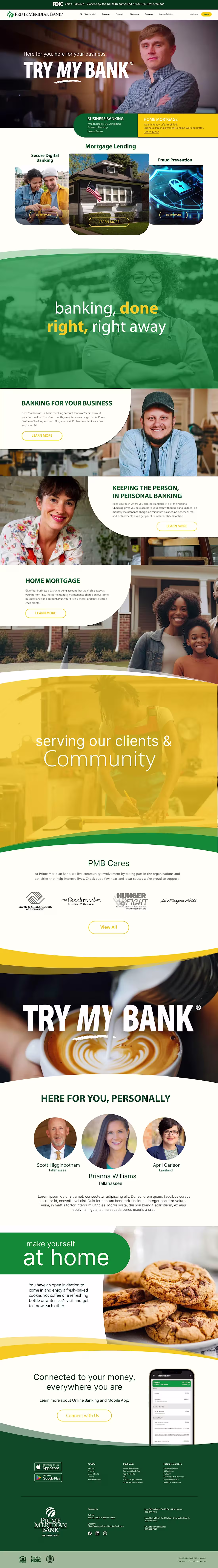 Cover image for Prime Meridian Bank — Banking