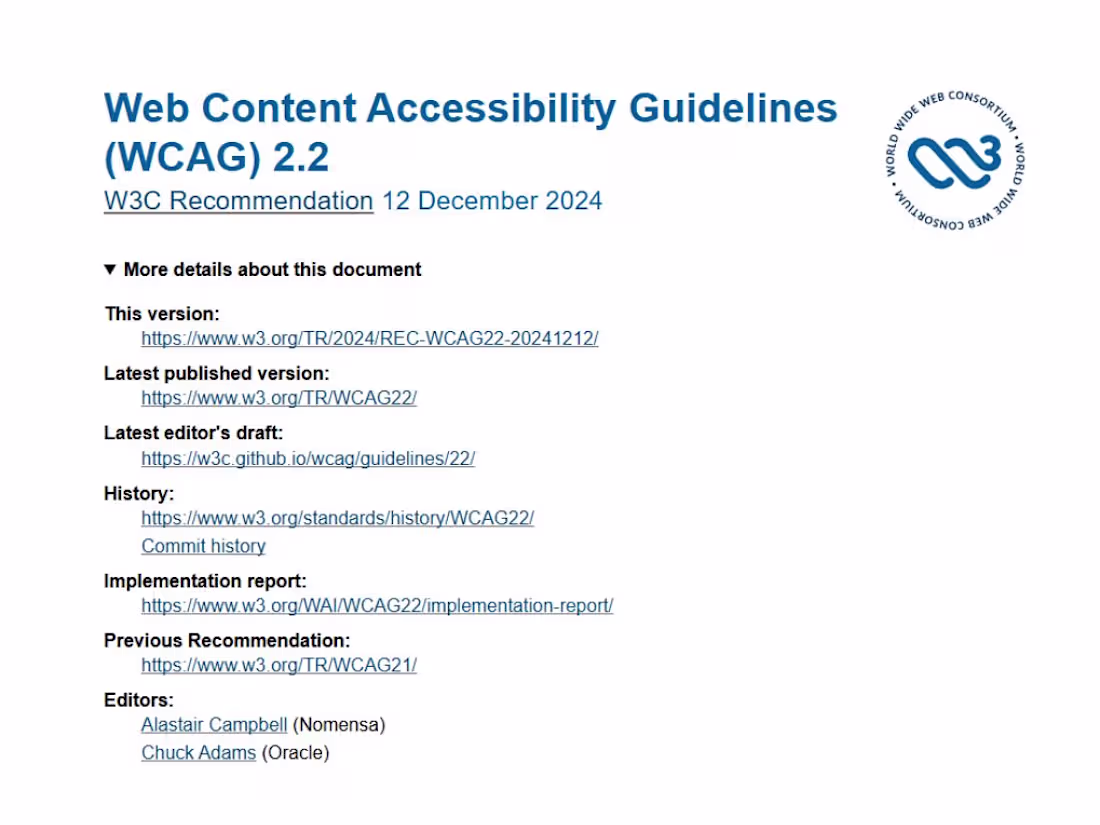 Cover image for WCAG Accessibility Audit & Compliance Report