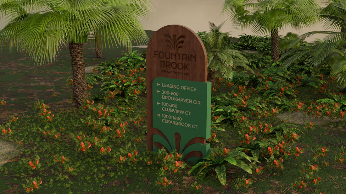 Cover image for Fountain Brook Monument Sign