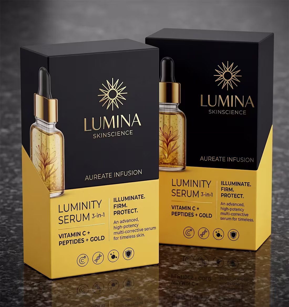 Cover image for Luxury Serum Product Packaging Design
Designed