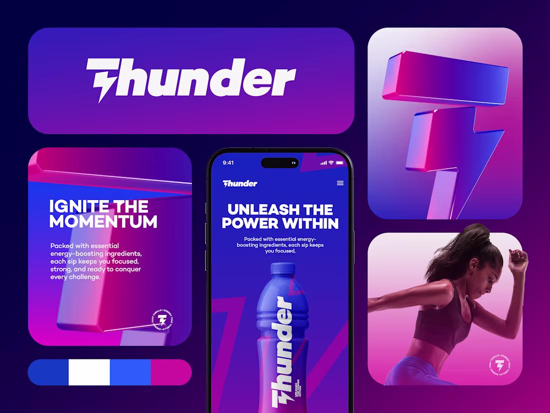 Cover image for Thunder branding project concept