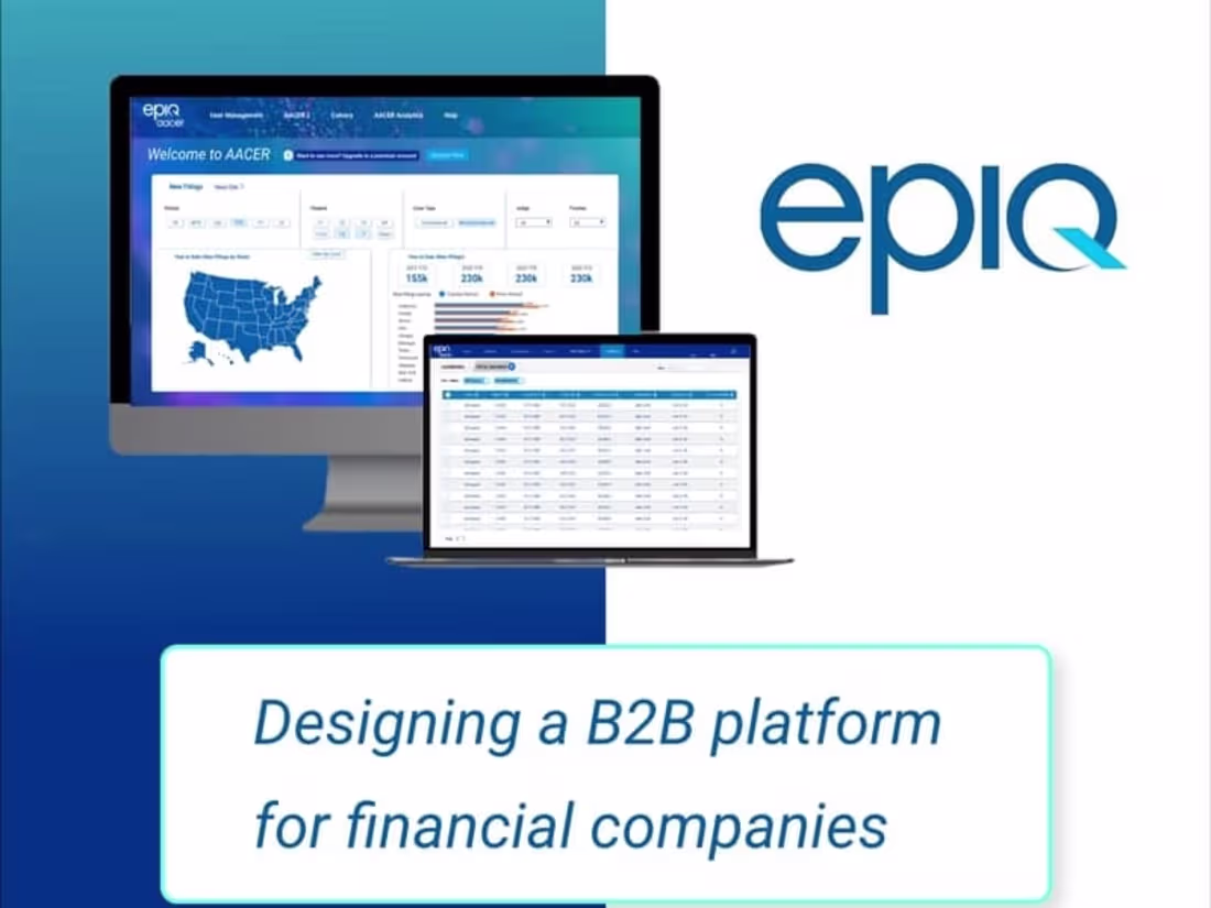 Cover image for Epiq B2B Platform-as-a-Service