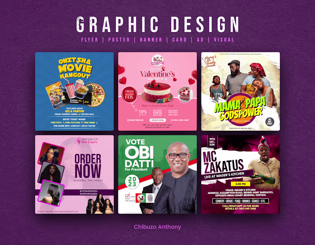 Cover image for Graphic Design | Flyers & Posters