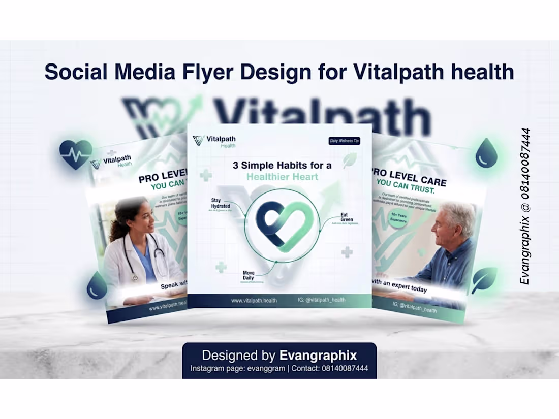 Cover image for Expert Social Media Flyer Design for Vitalpath Health