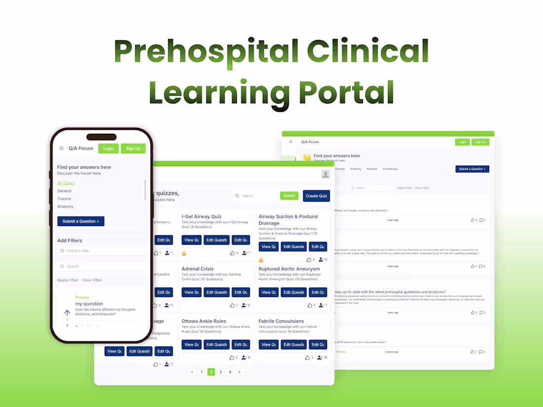 Cover image for Prehub Hospital LMS Development