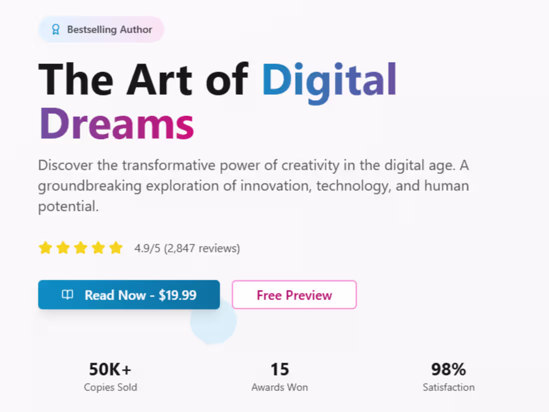 Cover image for The Art of Digital Dreams