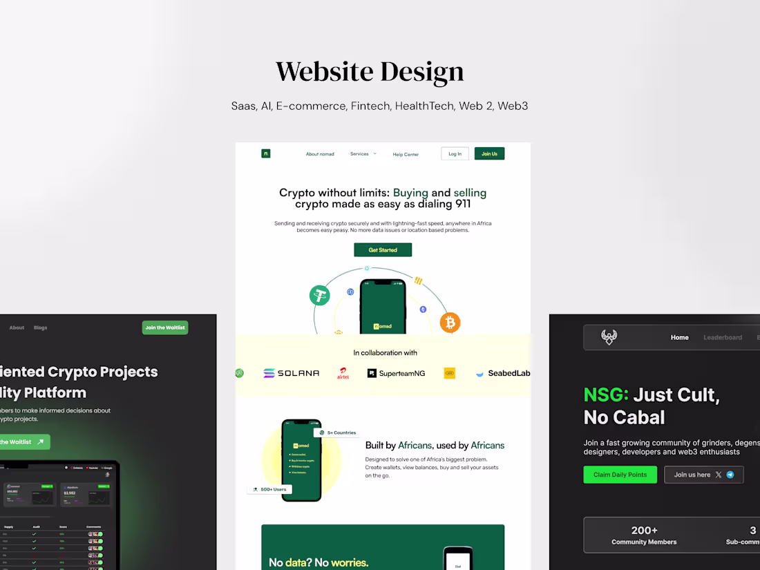 Cover image for WEBSITE UI/UX DESIGN