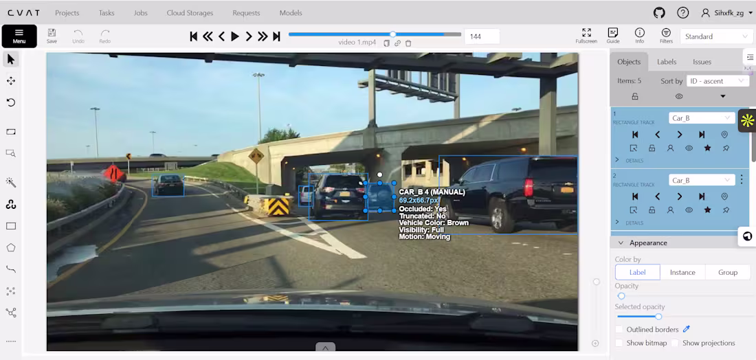 Cover image for Annotated computer vision datasets used